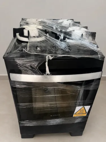 fogão novo mesa de vidro