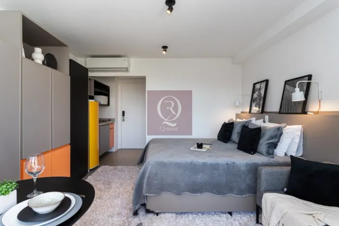 Studio para Locação em São Paulo, Vila Olímpia, 1 dormitório, 1 banheiro, 1 vaga