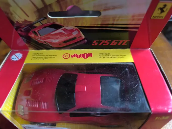 Ferrari 575 GTC Coleção Shell 1:38 Perfeito na Caixa
