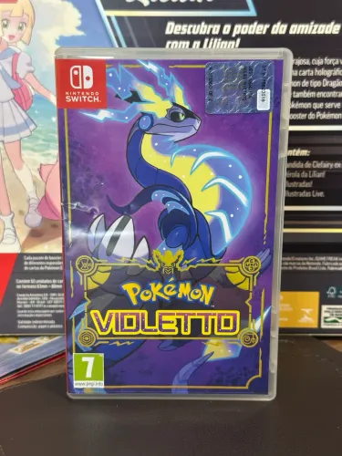 Pokémon Violet Nintendo Switch Jogo Mídia Física