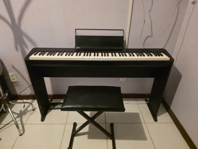 Piano digital Casio PX-S1000 + pedal Sustain Mlstb1 + suporte para piano
