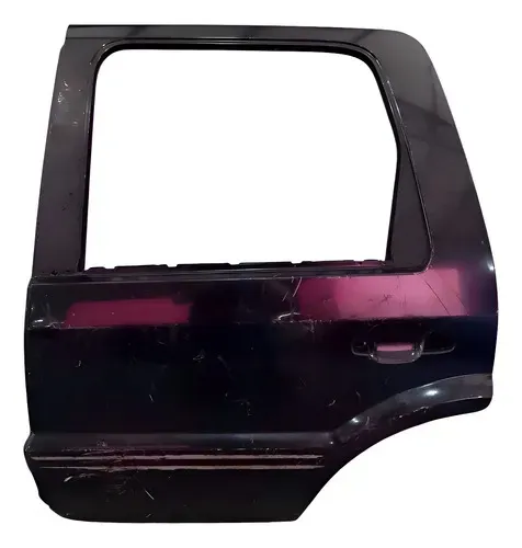 Porta Traseira Esquerda Ecosport 2008 A 2012 S/acessorios Traseira Esquerda Preta