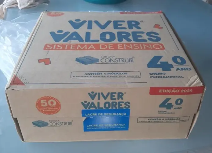 LIVROS NOVOS 4º ANO EDITORA CONSTRUIR SISTEMA 4 MODULOS