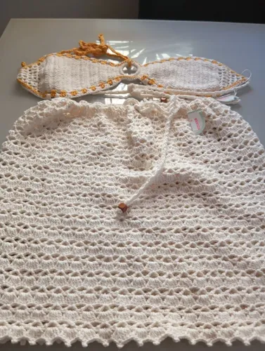 Moda praia crochê