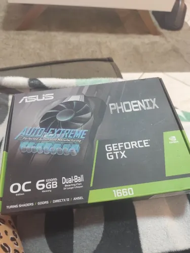 Placa de vídeo 1660 gforce Asus