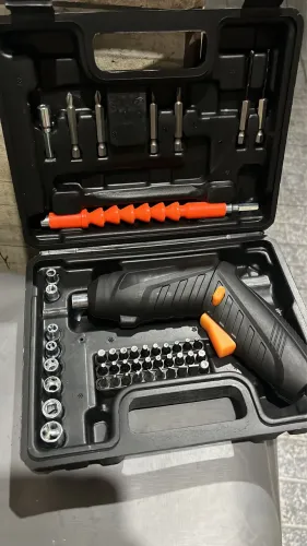 Mini Parafusadeira, 47 Acessórios
