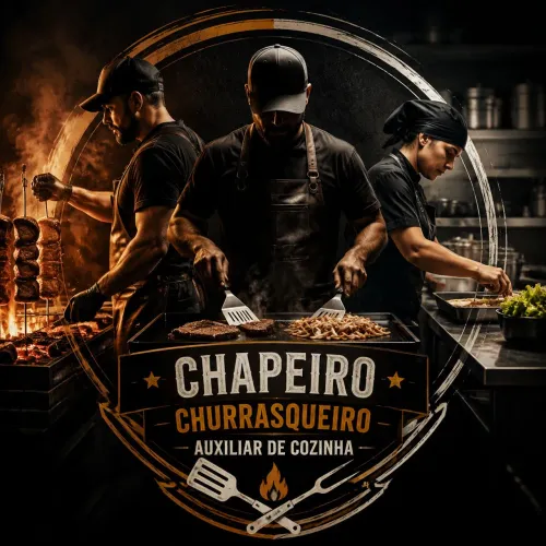 Churrasqueiro e chapeiro
