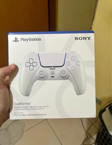 Controle PS5 Chroma Pearl NOVO LACRADO
