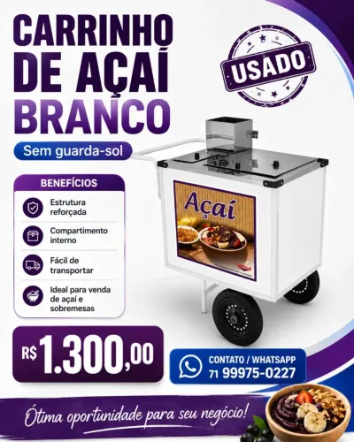 Carrinho de Açaí