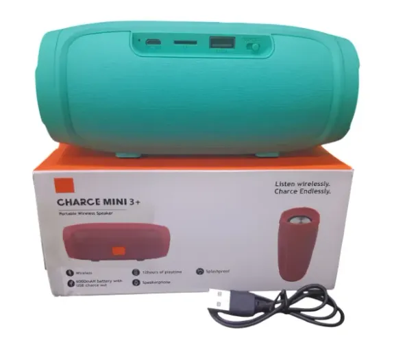 Caixinha Som Portátil Bluetooth Pendrive Fm Sd 20w Mini+3 Nova e na caixa.