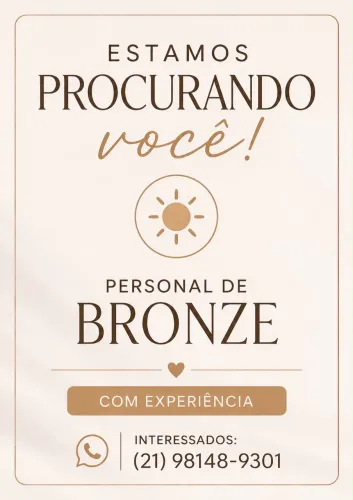Profissional bronze e cílios