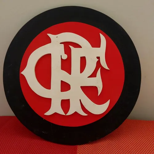 QUADRO FLAMENGO EM MDF 