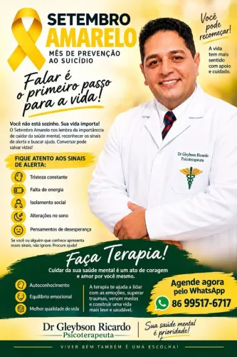 TERAPIA COM DR GLEYBSON RICARDO