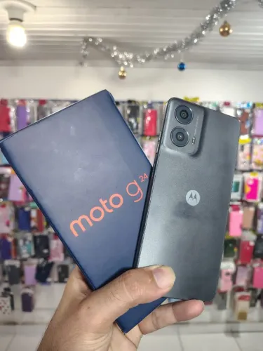 Celular Motorola G24 128GB 4GB RAM Recondicionado Completo Nota Fiscal