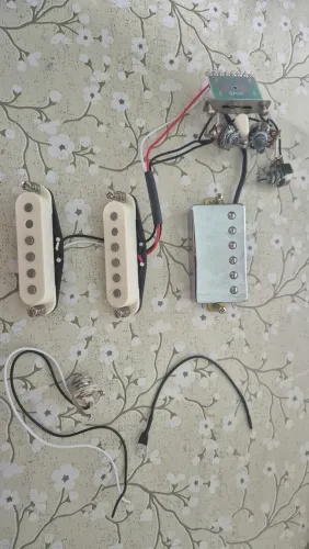 Captação HSS Alnico V com Elétrica Completa