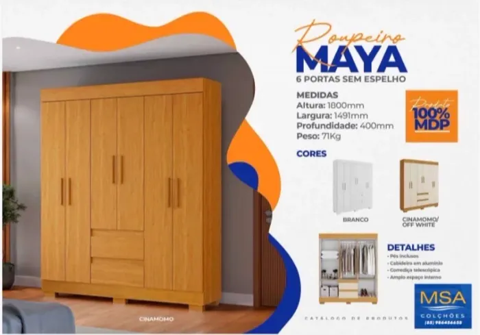 Guarda Roupa 06 portas