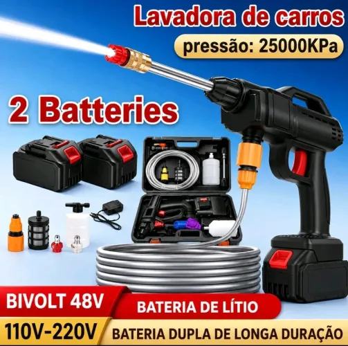 ? LAVADORA DE ALTA PRESSÃO PORTÁTIL SEM FIO ?