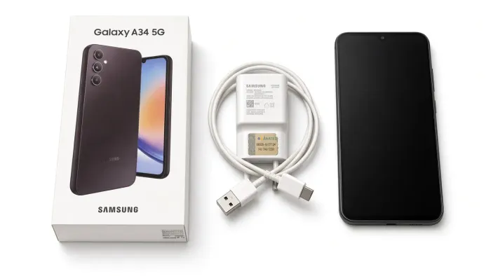 Samsung A34 5G Preto 8GB 256GB SM-A346M/DSN