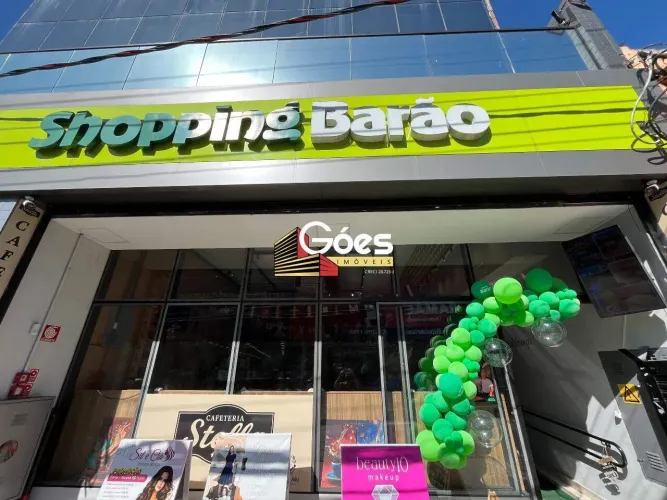 Salas comerciais em shopping para locação no Centro de Mauá