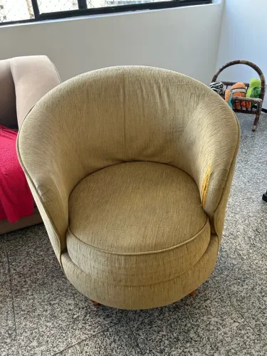 Poltrona em tecido