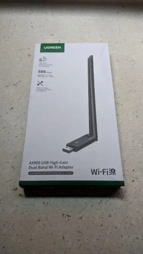 Adaptador WiFi 6 USB Ugreen CM763 Com Antena De Alto Ganho