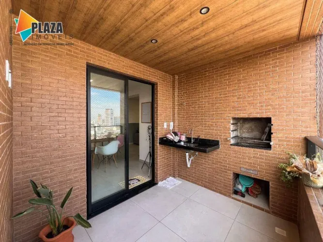 Apartamento com 2 dormitórios para alugar, 78 m² - Canto do Forte - Praia Grande/SP
