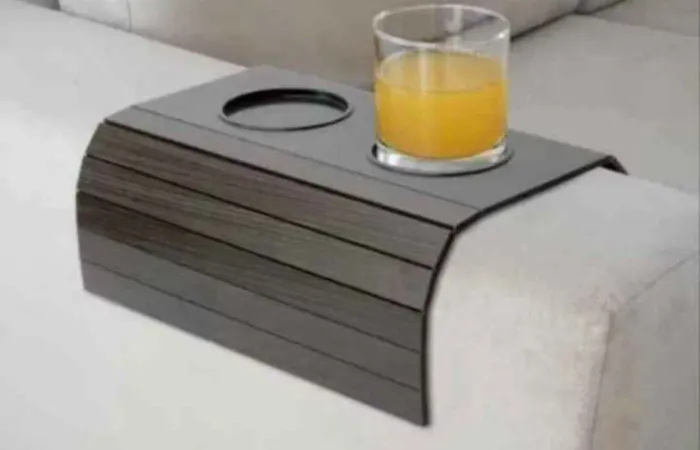 Porta copos para sofá