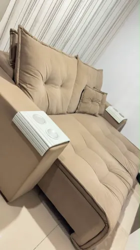 SOFÁ SUPER CONFORTÁVEL RETRÁTIL E RECLINÁVEL ENTREGO GRÁTIS 