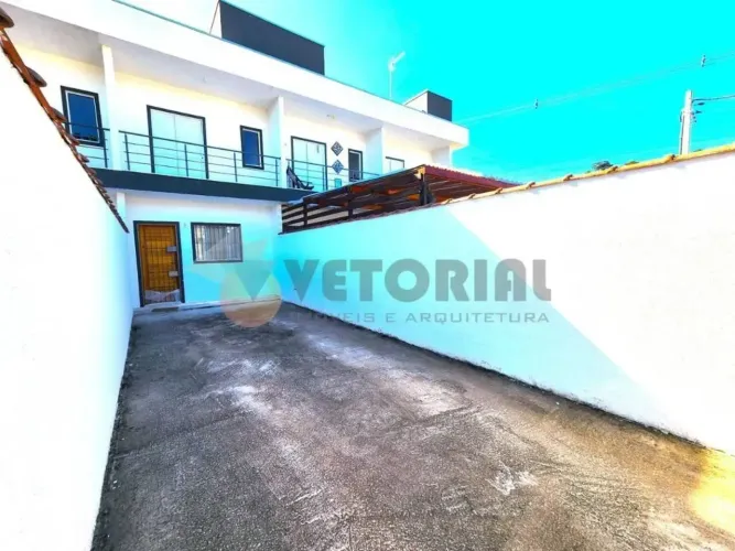 Sobrado para venda possui 74 metros quadrados com 2 quartos em Capricórnio III - Caraguata