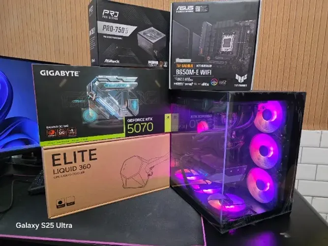 PC Gamer Ryzen9 9900x RTX 5070 12GB 1TB 32GB