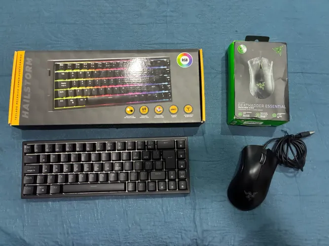 Teclado Husky + Mouse Razer