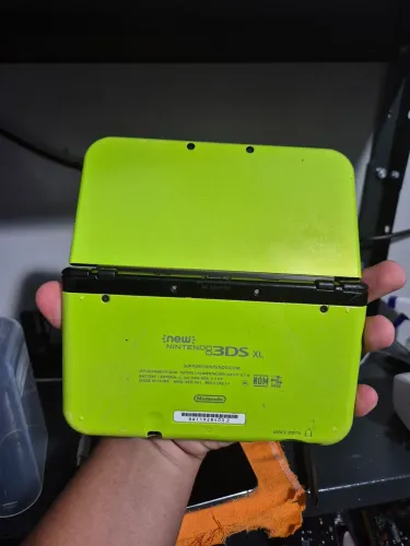 New 3ds xl edição limitada lime green