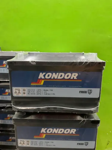 Bateria 70ah kondor 1 ano de garantia