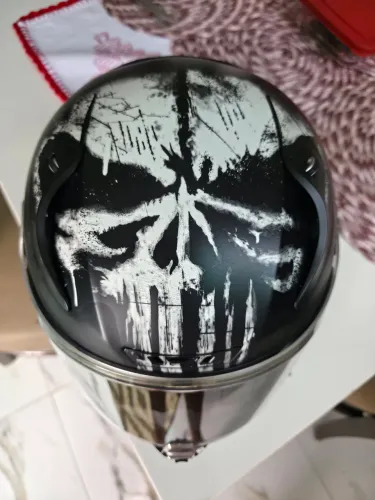 Capacete HJC Punisher Justiceiro 