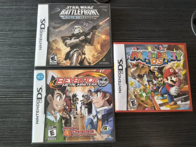 3 jogos Nintendo DS