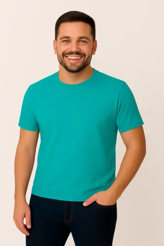 Camisa Proteção UV Manga Curta Poliéster Frio