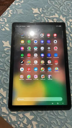 Tablet A9+ Samsung novo sem detalhes Pego celular na troca