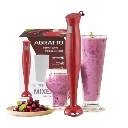 Super Mixer 200w Com Copo Mx01 127v Agratto 9433 **promoção*
