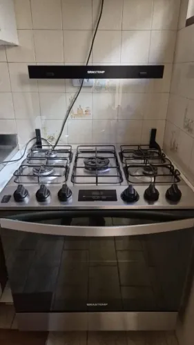 Fogão a gás 5 bocas Brastemp