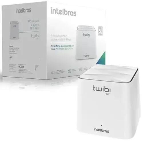 Roteador Intelbras Wi-Fi Twibi Mesh Fast