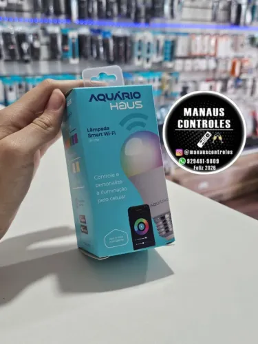 Lâmpada led colorida Smart 