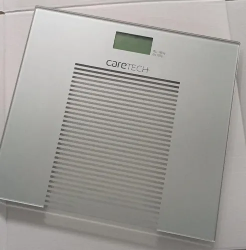 Balança Digital CareTech Tec Silver - Vidro Temperado - Até 180kg