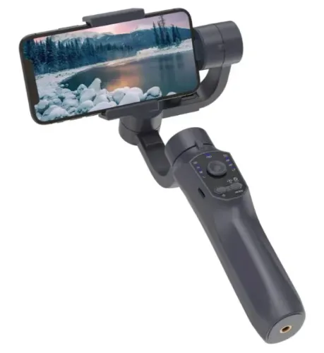 Gimbal estabilizador F10 Pro 3 Eixos para Celular - NOVO LACRADO