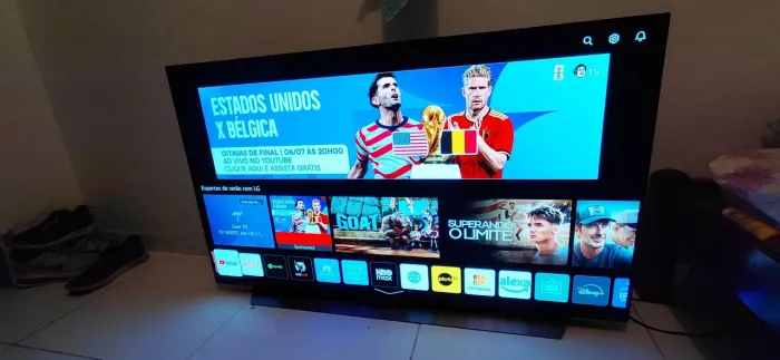 Tv Smart 55 polegadas LG OLED funciomando perfeitamente bem