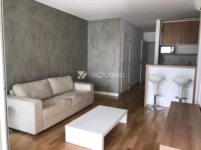Apartamento mobiliado com 01 quarto(01 suite) e 02 vagas para venda ou locação - Itaim Bib