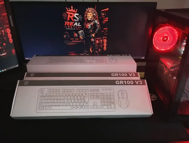 Kits teclado e mouse novo