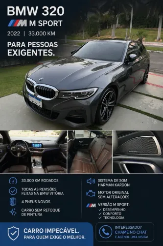 BMW 320I A 2.0 TB M Sport Activeflex 16V 4P 2022