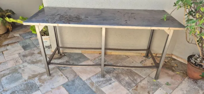 Mesa de Inox 2x1mts