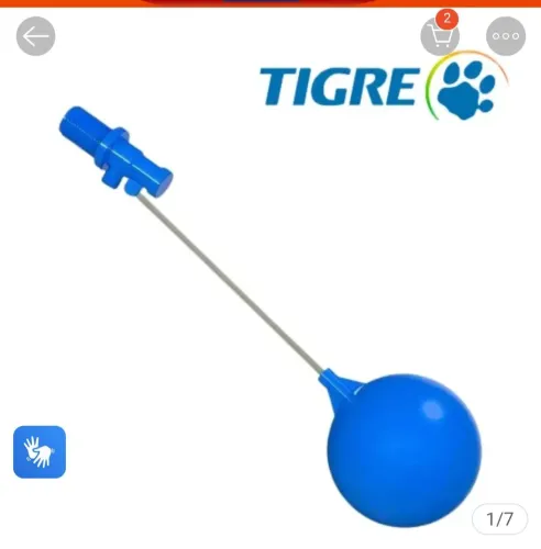 boia caixa de água tigre 35 reais