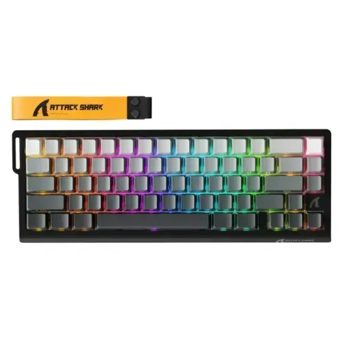 Teclado Gamer Attack Shark X68 Pro HE Tri-Mode Magnético Rapid Trigger 8000Hz RGB